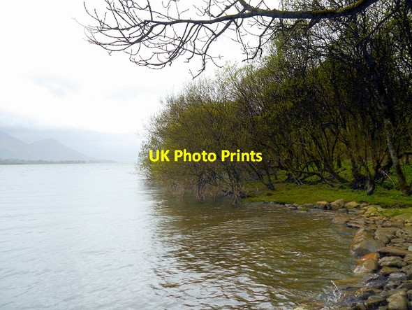 Photo 6"x4" Bassenthwaite Lake, Banks Point Dubwath c2014