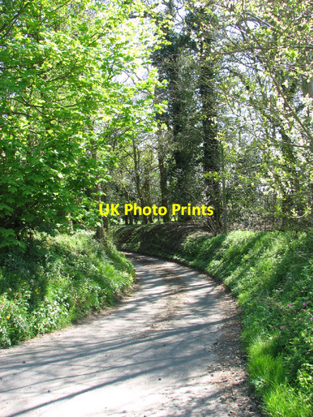 Photo 6"x4" View along Watery Lane, Upper Guist Upper Guist c2014