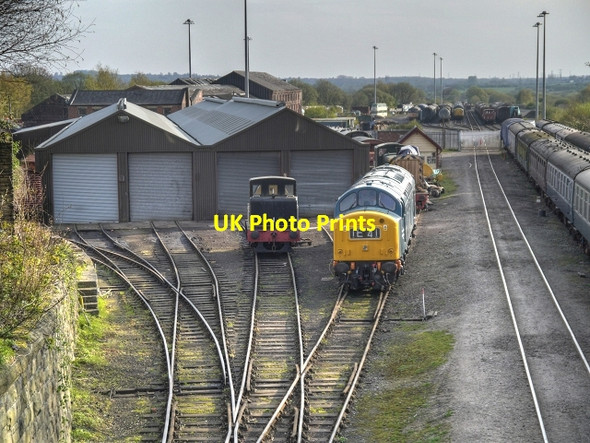 Photo 6"x4" East Lancashire Railway Loco Sheds, Buckley Wells Bury\/SD8010 c2014