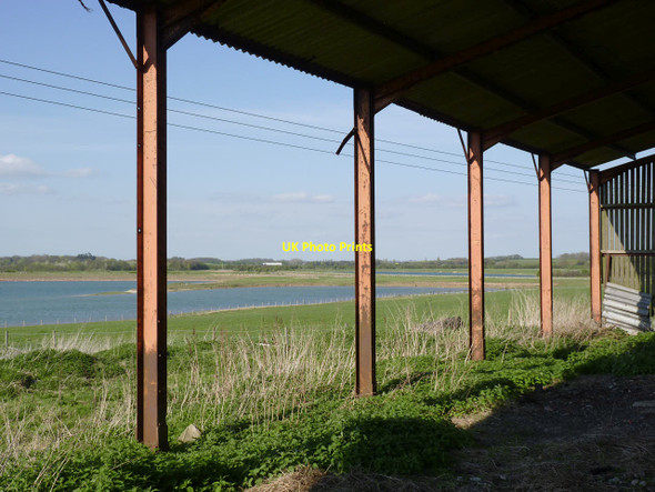 Photo 6"x4" Derelict barn and lagoon, Kilvington Alverton c2014