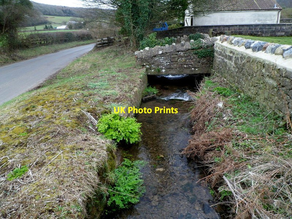 Photo 6"x4" Small stone bridge over St Brides Brook north of  St Brides Netherwent Penhow\/ST4290 c2012