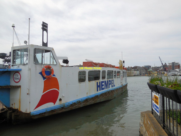 Photo 6"x4" Floating Bridge, Cowes Cowes c2014