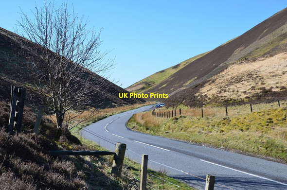 Photo 6"x4" Road through the hills to Innerleithen Middle Hill\/NT3346 c2014