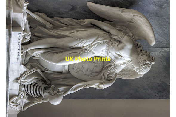 Photo 6"x4" St Mary Magdalene church, Sherborne: monument to James Dutton (detail 1) Sherborne\/SP1714 c2014