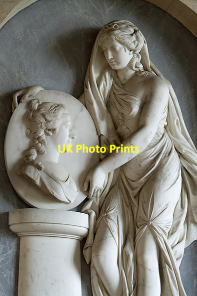 Photo 6"x4" St Mary's church, Great Barrington: Talbot monument (detail) Great Barrington c2014