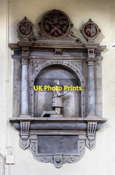 Photo 6"x4" Church of St Peter & St Paul, Blockley: monument to William Childe Blockley c2014