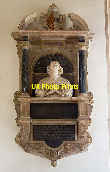 Photo 6"x4" St James's church, Chipping Campden: monument to Lady Anne Noel Chipping Campden c2014