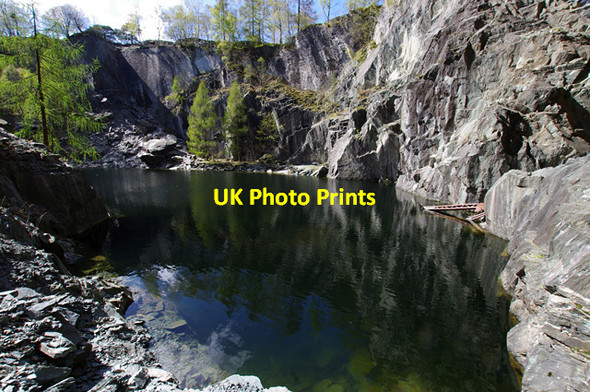 Photo 6"x4" Hodge Close Quarry Little Langdale c2014