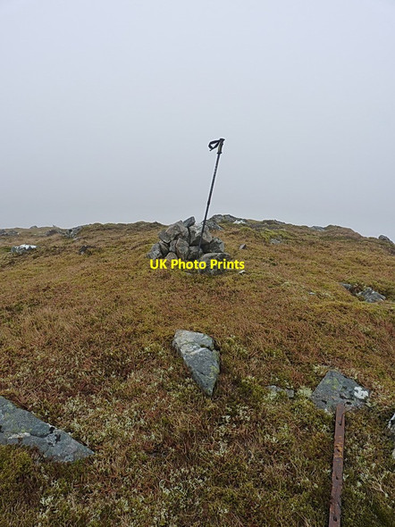 Photo 6"x4" Summit cairn, Meall an Tagraidh Meall an Tagraidh c2014
