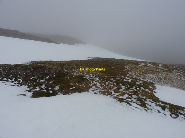Photo 6"x4" Snowfields high on the north side of Meall na h-Eilde Meall na h-Eilde c2014