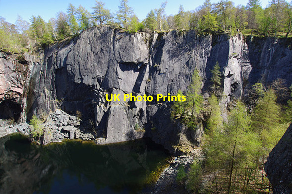 Photo 6"x4" Hodge Close Quarry Little Langdale c2014