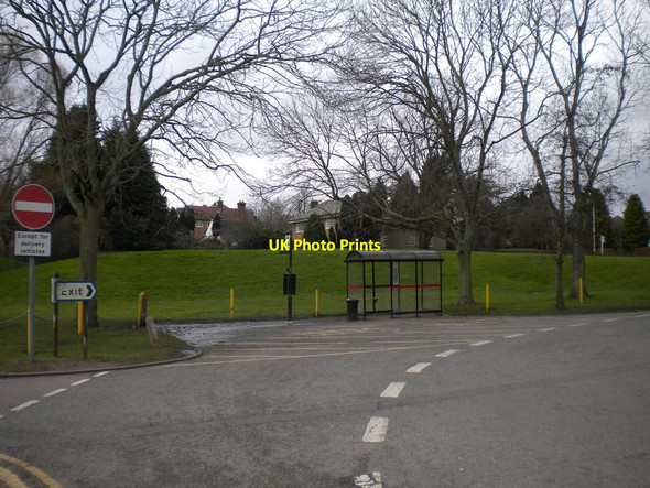 Photo 6"x4" Bus turning area, Rushcliffe Leisure Centre, West Bridgford West Bridgford c2014