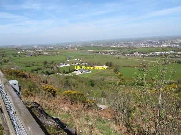 Photo 6"x4" Houses on Bernish Road seen from the Bernish View Point Newry c2014