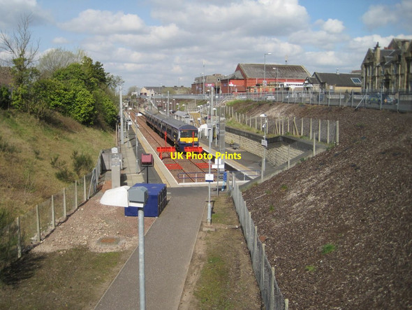 Photo 6"x4" Larkhall railway station, Lanarkshire Larkhall\/NS7650 c2014