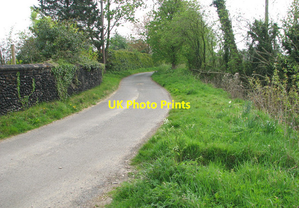 Photo 6"x4" Water End Lane Beeston\/TF9015 c2014