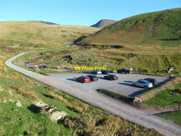 Photo 6"x4" Improved Car park below Llyn-y-Fan Fach Talsarn\/SN7726 c2014