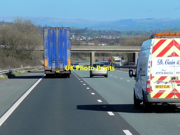 Photo 6"x4" Northbound M6, Bolton Lane Bridge Carnforth c2014