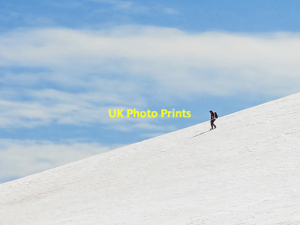 Photo 6"x4" Descent from Glas Tulaichean Carn a' Chlarsaich c2014