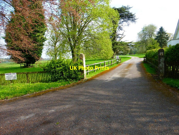 Photo 6"x4" The drive at Herriard Park Herriard c2014