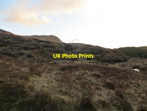 Photo 6"x4" Moorland, Glen More Caigeann Doire nan Cuilean c2014