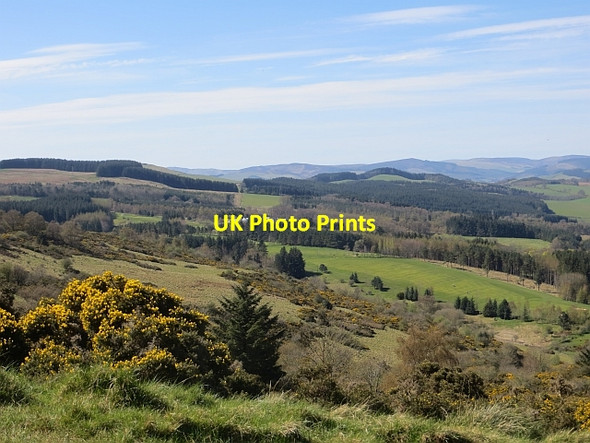 Photo 6"x4" Slopes of the Eildon Hills Melrose\/NT5434 c2014