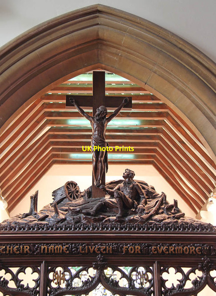 Photo 6"x4" St John the Baptist, Southend - War Memorial Southend-on-Sea c2014