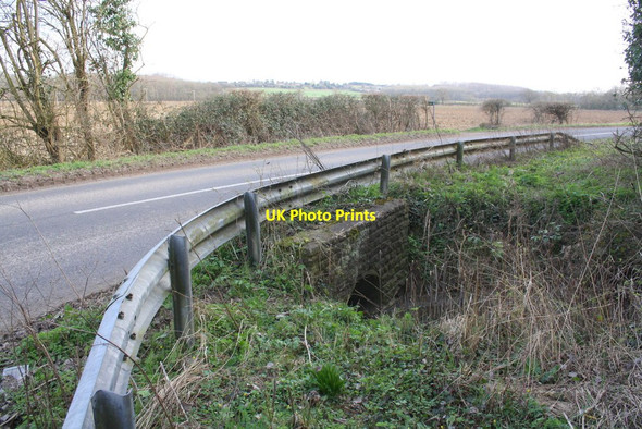 Photo 6"x4" Culvert for drain under road to Oxford Woodeaton c2014