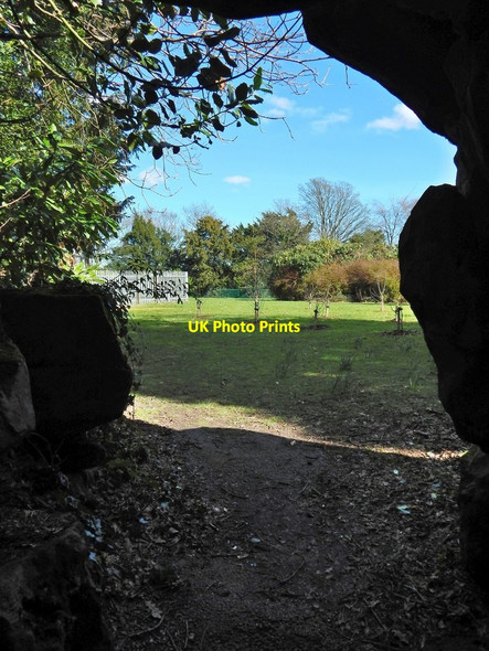 Photo 6"x4" Rosshall Gardens: view through tunnel Crookston\/NS5263 c2014