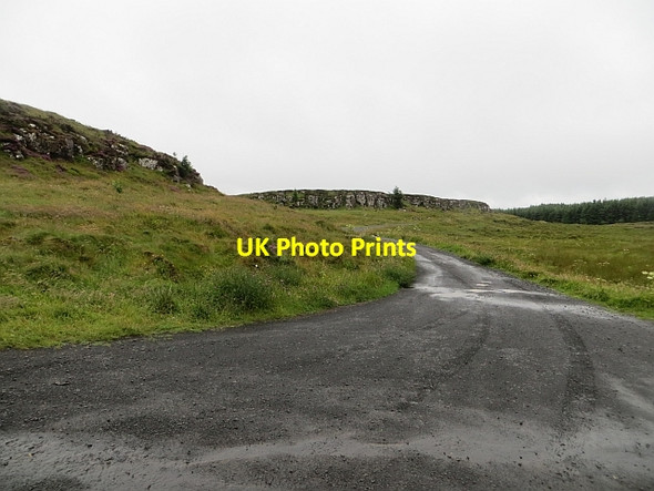 Photo 6"x4" Road, Binevenagh Bolea c2013
