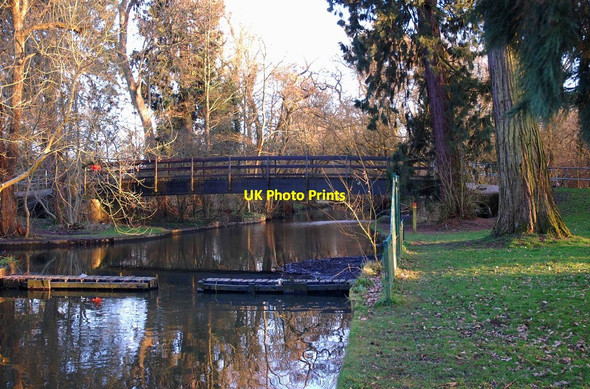 Photo 6"x4" Footbridge over River Blythe in Brueton Park, Solihull Solihull c2014