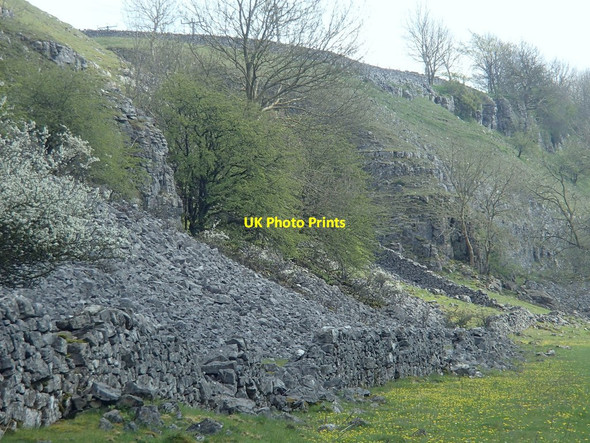 Photo 6"x4" The side of Horseshoe Dale Cowlow\/SK0972 c2014