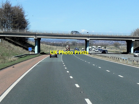 Photo 6"x4" A6 Crossing the M6 near Lowther Lowther c2014