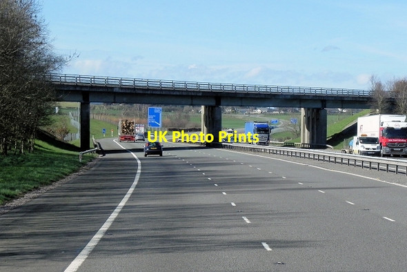 Photo 6"x4" B7076 Bridge, A74(M) Northbound Lockerbie c2014