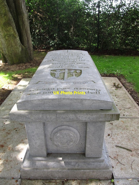 Photo 6"x4" The grave of Cardinal O'Fiaich in the grounds of the Catholic Cathedral Armagh c2012