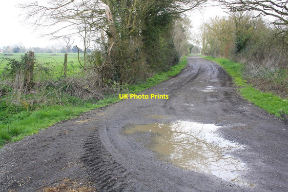 Photo 6"x4" Junction of lanes east of village Marsh Baldon c2014