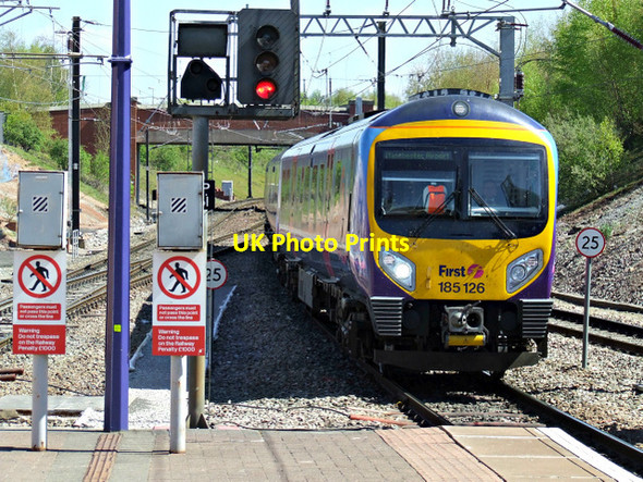 Photo 6"x4" The Station at Manchester Airport Moss Nook\/SJ8385 c2014