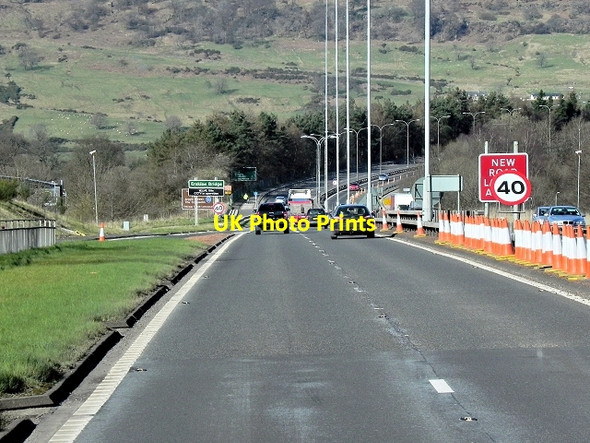 Photo 6"x4" A898, The Approach to the Erskine Bridge Erskine c2014