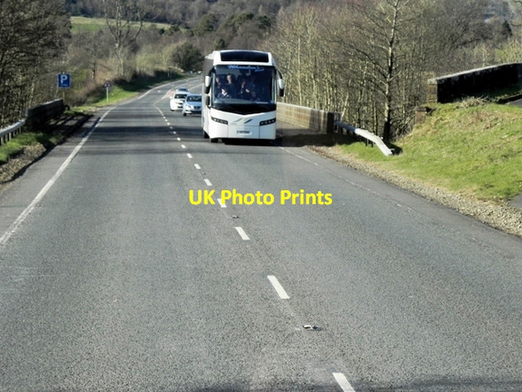 Photo 6"x4" Northbound A82 Crossing Fruin Water Arden\/NS3684 c2014