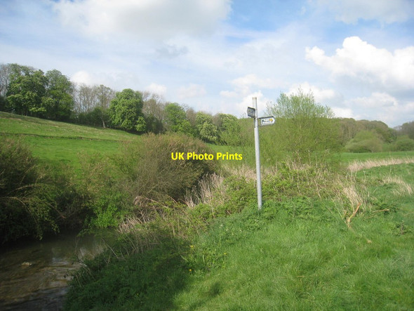 Photo 6"x4" Change in direction by the River Witham Barkston c2014