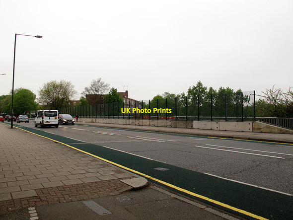 Photo 6"x4" New fences on Charlton Road bridge Greenwich\/TQ3977 c2014