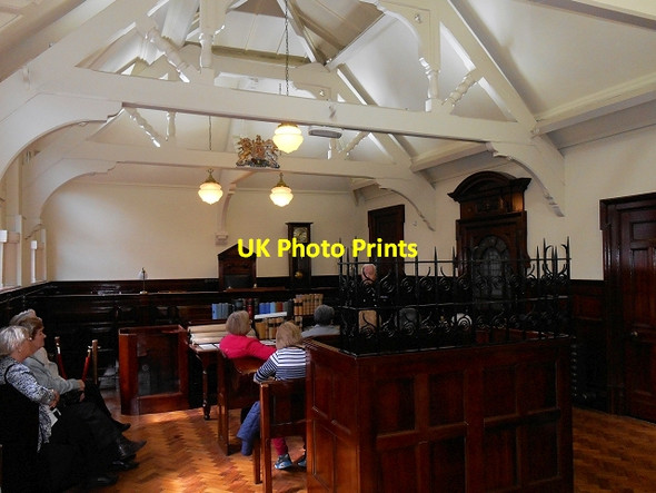 Photo 6"x4" Denton Magistrates' Courtroom (GMP Museum) Manchester c2014