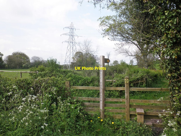 Photo 6"x4" Stile and footpath, near Hillfarrance Allerford\/ST1725 c2014