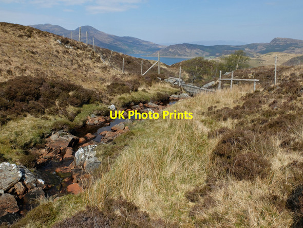 Photo 6"x4" The Allt an Fhaing above Gleann Beag Eilanreach c2014