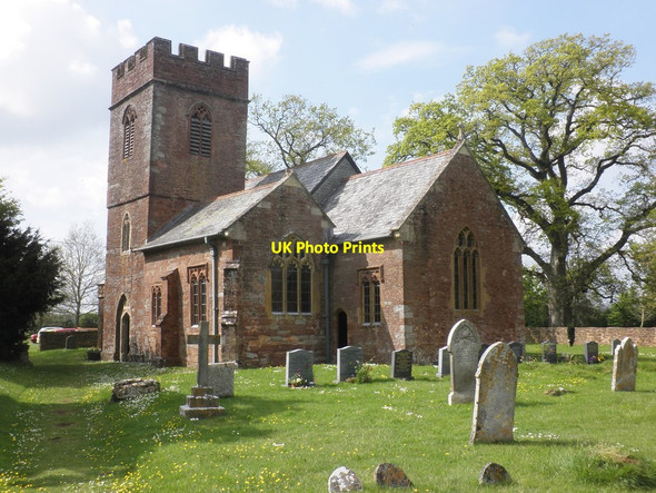Photo 6"x4" St Bartholomew's Church, Oake Oake c2014