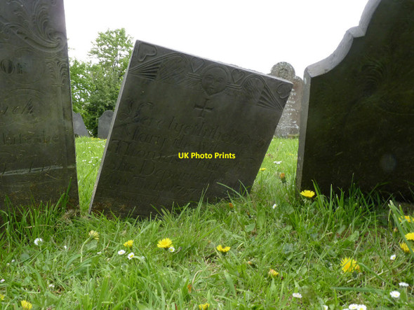 Photo 6"x4" Belvoir Angel, St Mary's old church yard, Colston Bassett Colston Bassett c2014