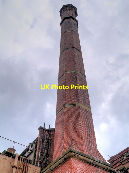 Photo 6"x4" Chimney at Victoria Baths Rusholme\/SJ8695 c2014
