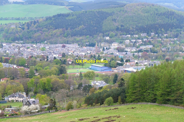 Photo 6"x4" Peebles from Cademuir Peebles\/NT2540 c2014