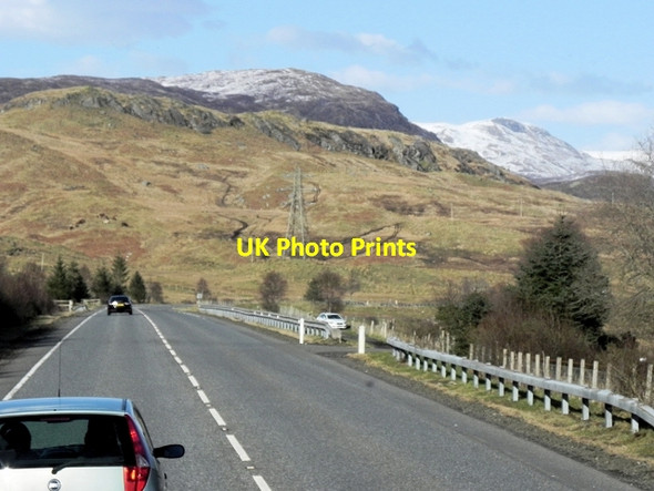 Photo 6"x4" Northbound A82 Crianlarich c2014