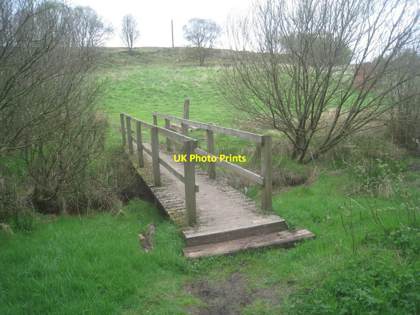 Photo 6"x4" Footbridge across Eller Beck Goathland c2014