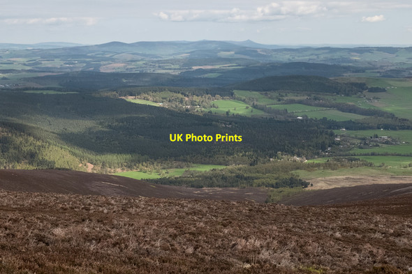 Photo 6"x4" North east from Peter Hill Finzean c2014